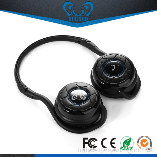 High quality audio sound noise cancelling wireless bluetooth headphone without wire